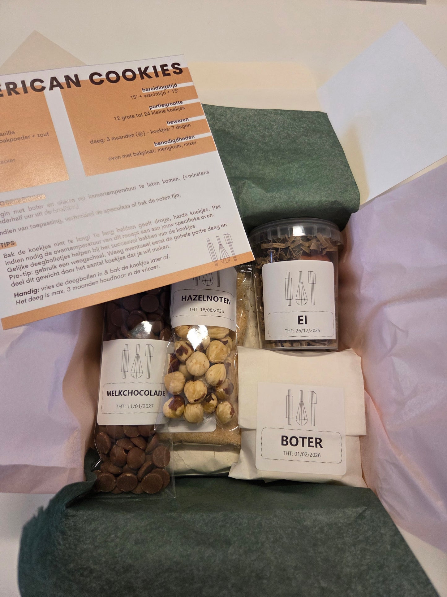 BAKPAKKET American Cookies in verschillende smaken